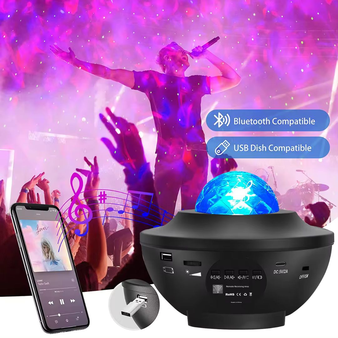 Galaxy Projector & Speaker