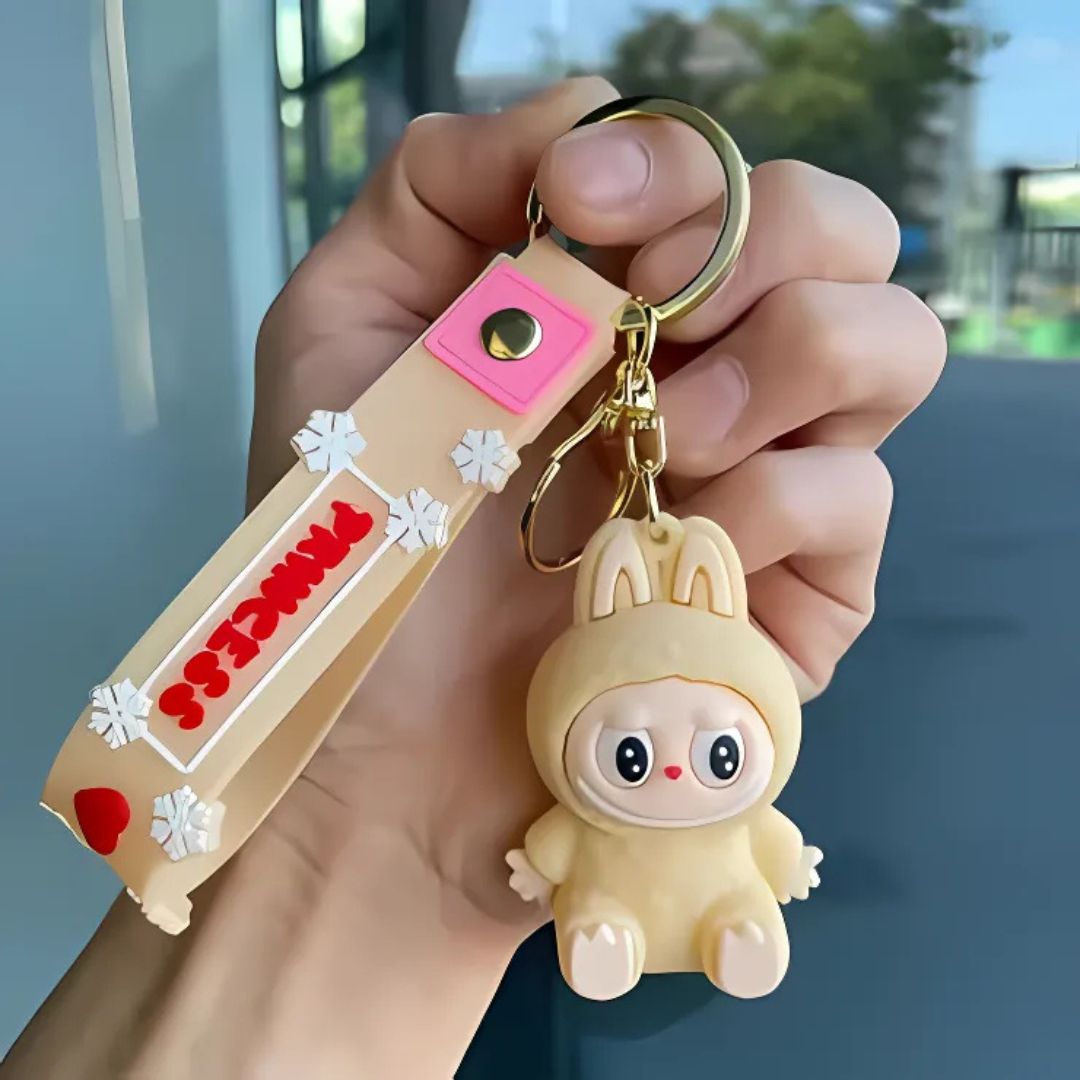 Labubu Princess Perch 3D Keychain