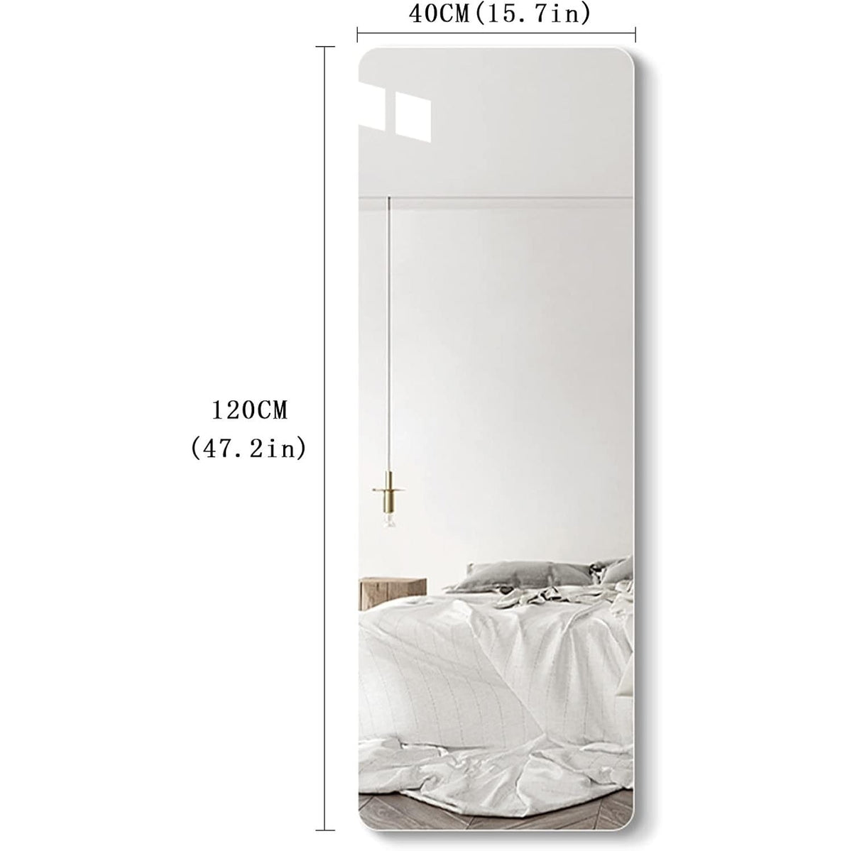 Wall Sticking Acrylic Mirror