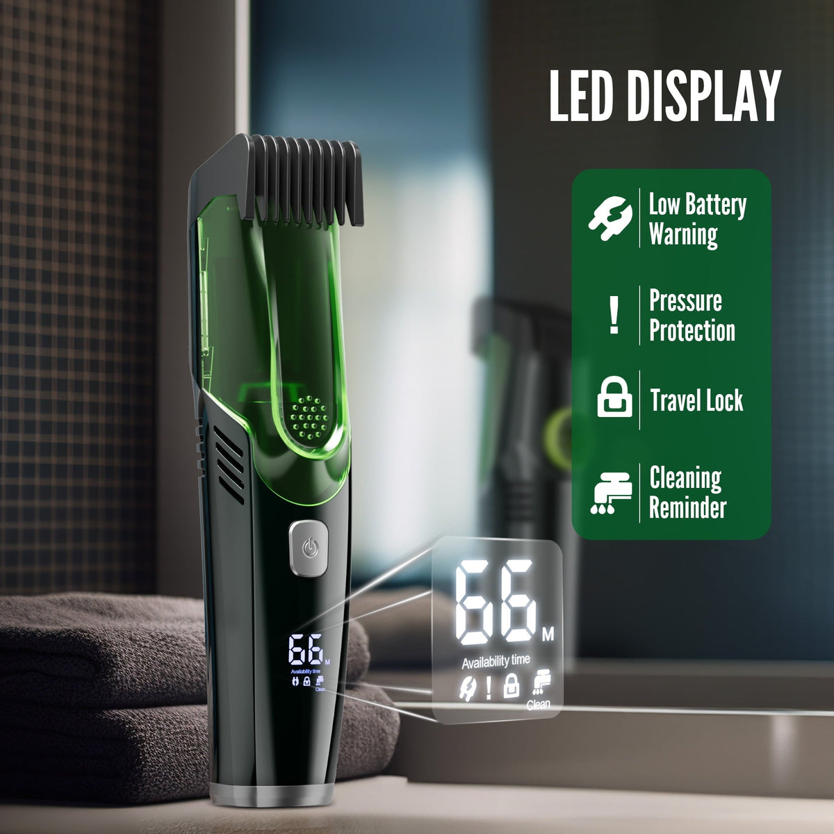 Vacuum Hair Trimmer