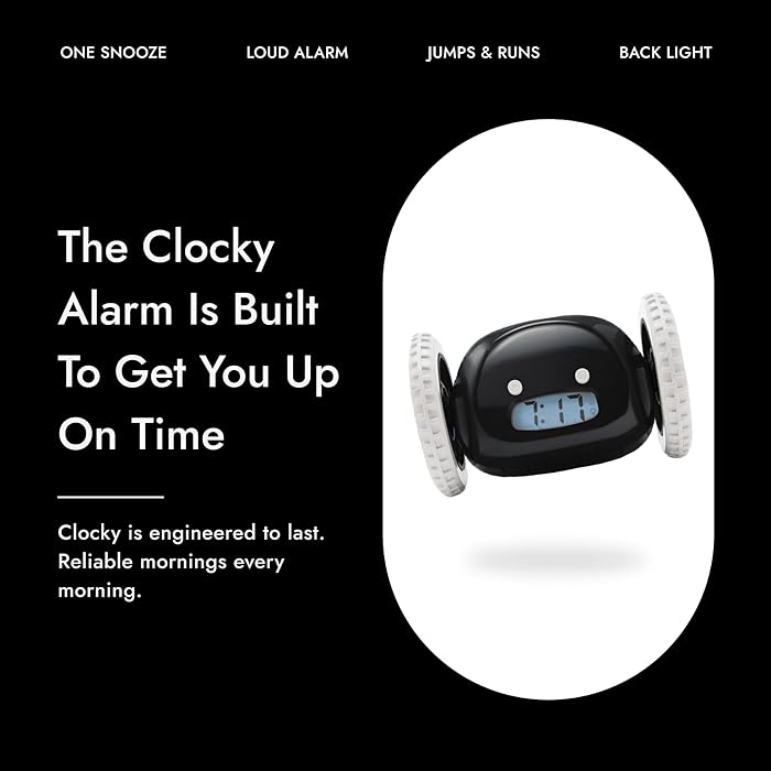 Clocky Robot Alarm