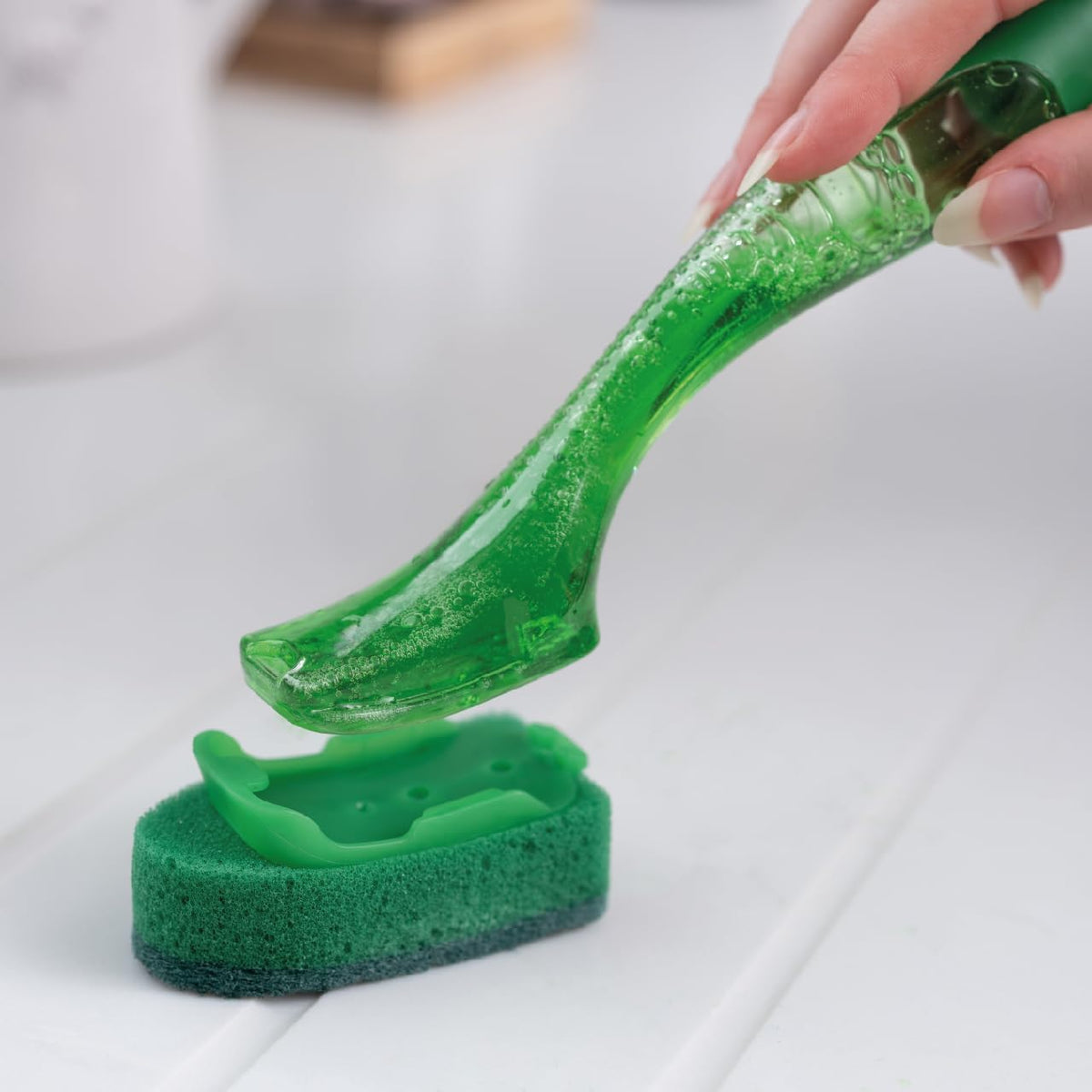 Soap Dispensing Brush (+ 2 sponges)