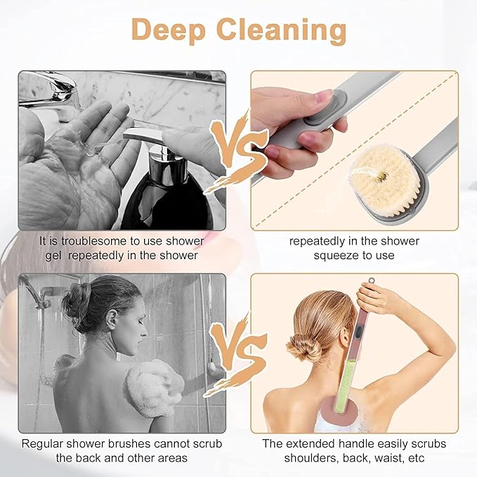 Long Handle Bath Brush
