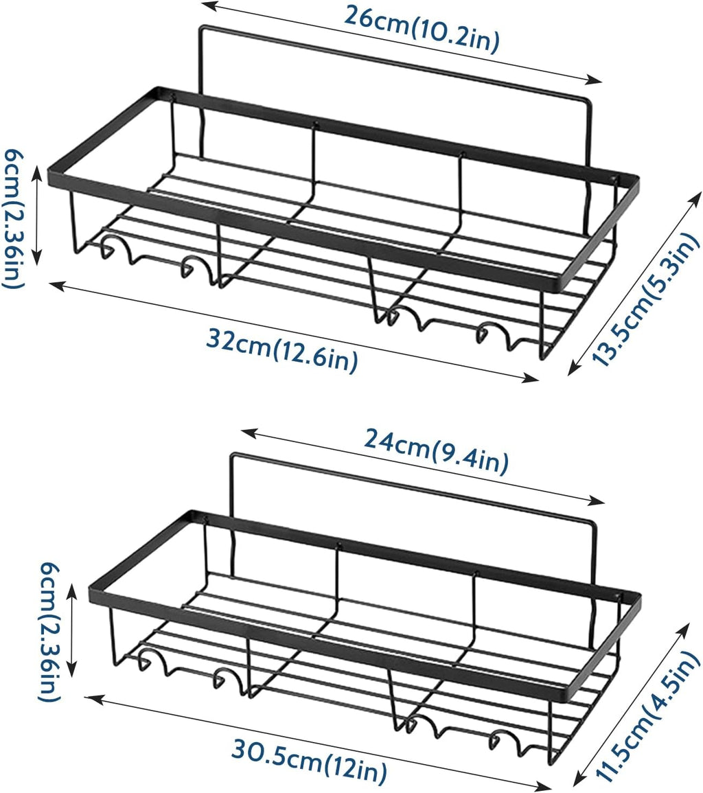 Bathroom Shelves - 2 Pcs