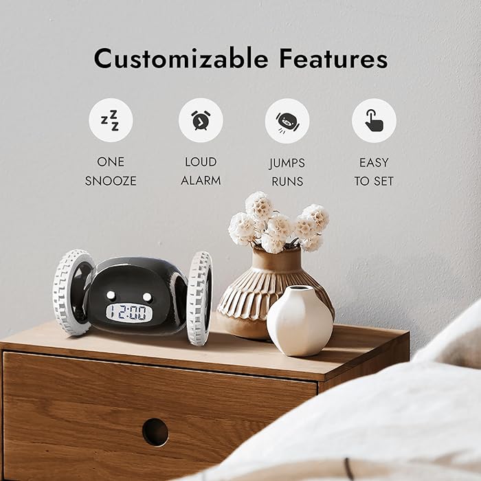Clocky Robot Alarm