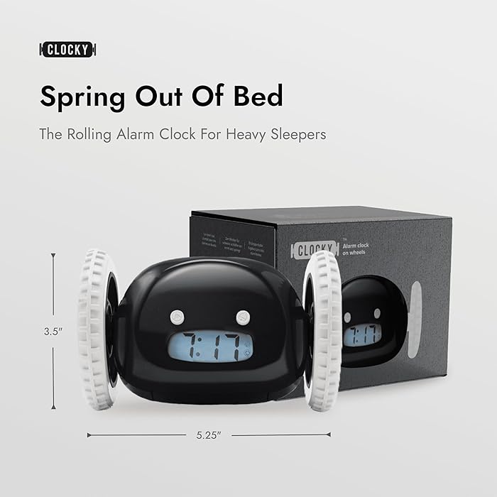 Clocky Robot Alarm