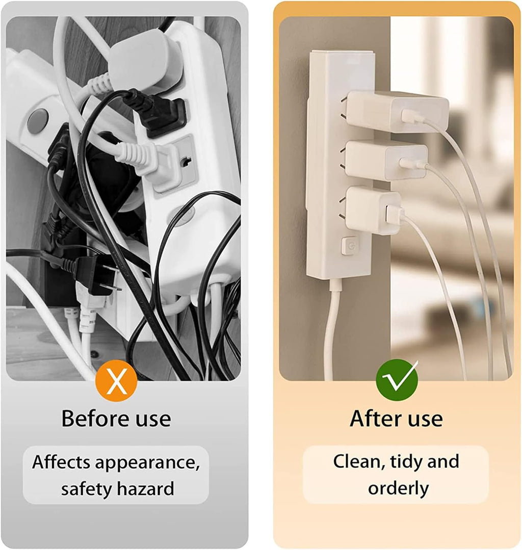 Adhesive Power Strip Holder