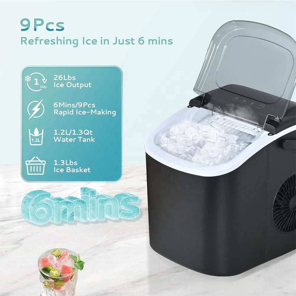 Ice Maker Ice Making Machine for Home Use with Factory Price Portable Countertop Ice Maker Machine
