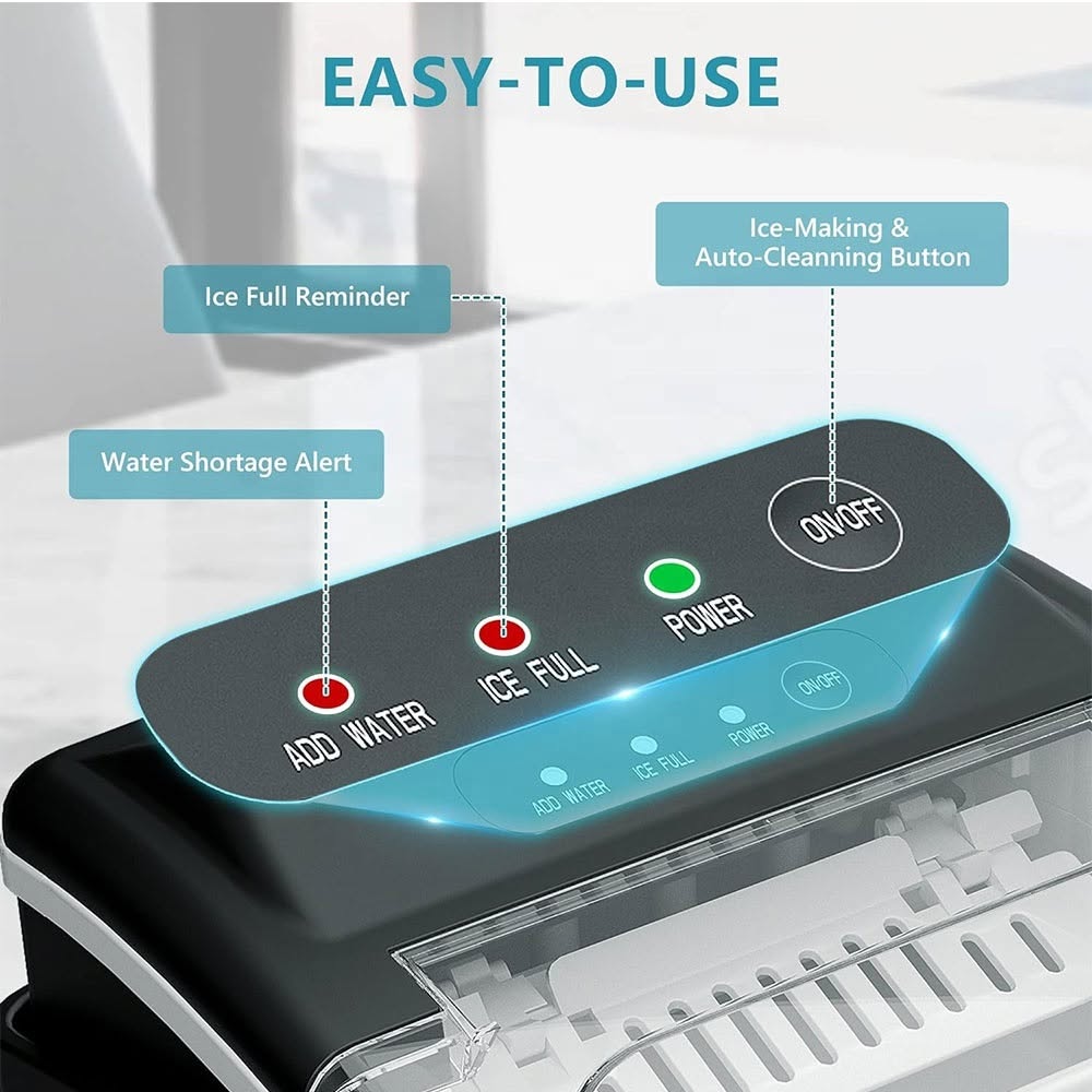 Ice Maker Ice Making Machine for Home Use with Factory Price Portable Countertop Ice Maker Machine