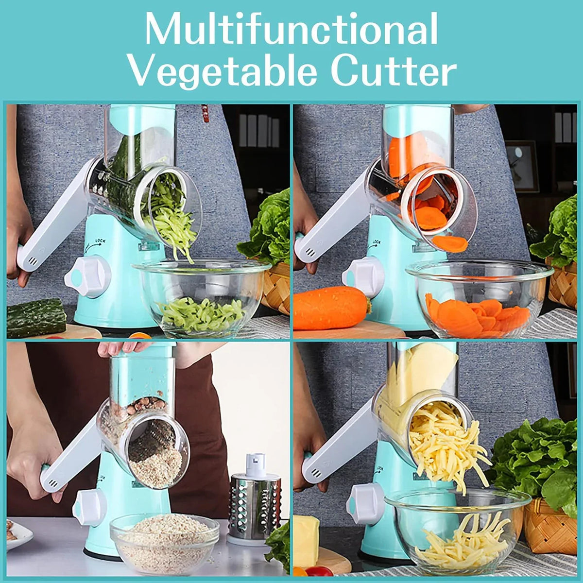 Multifunctional Vegetable Cutter & Slicer