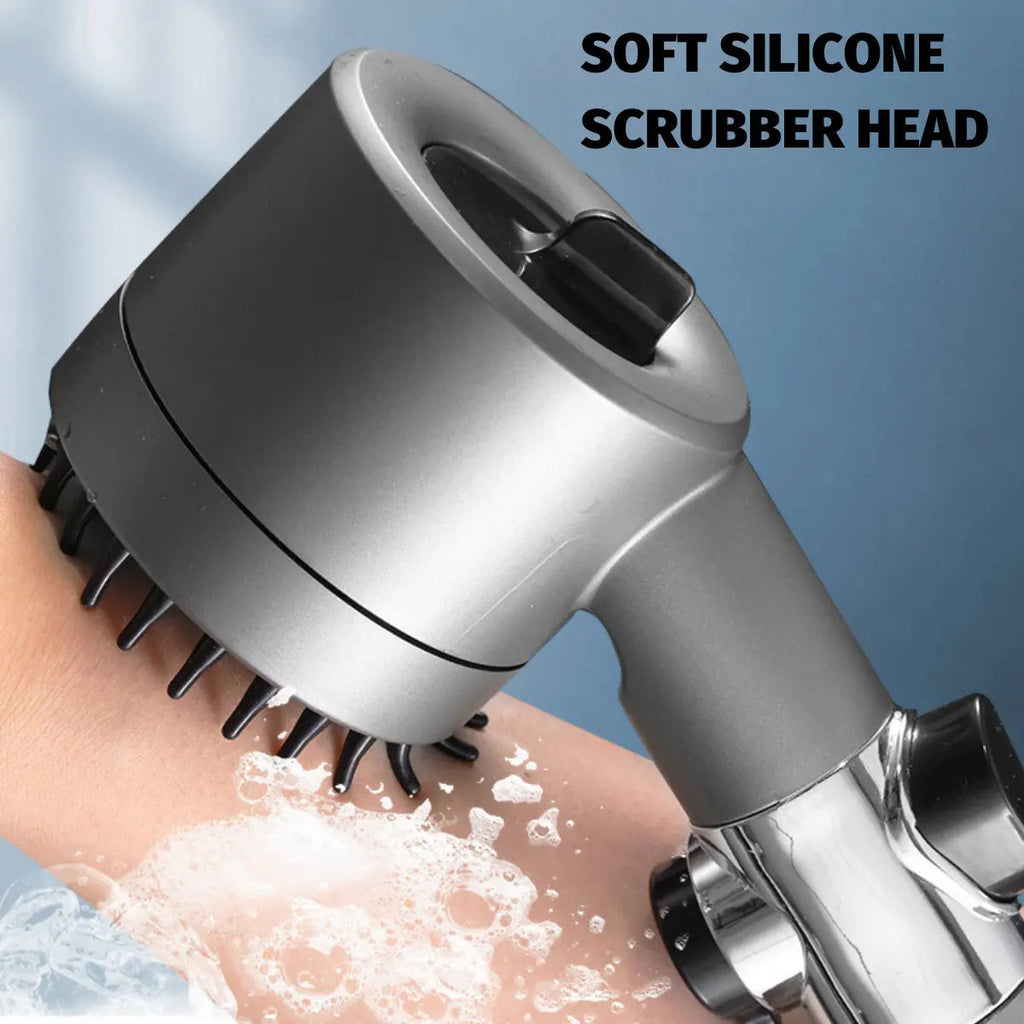 High-Pressure Shower Head + 5 Filters