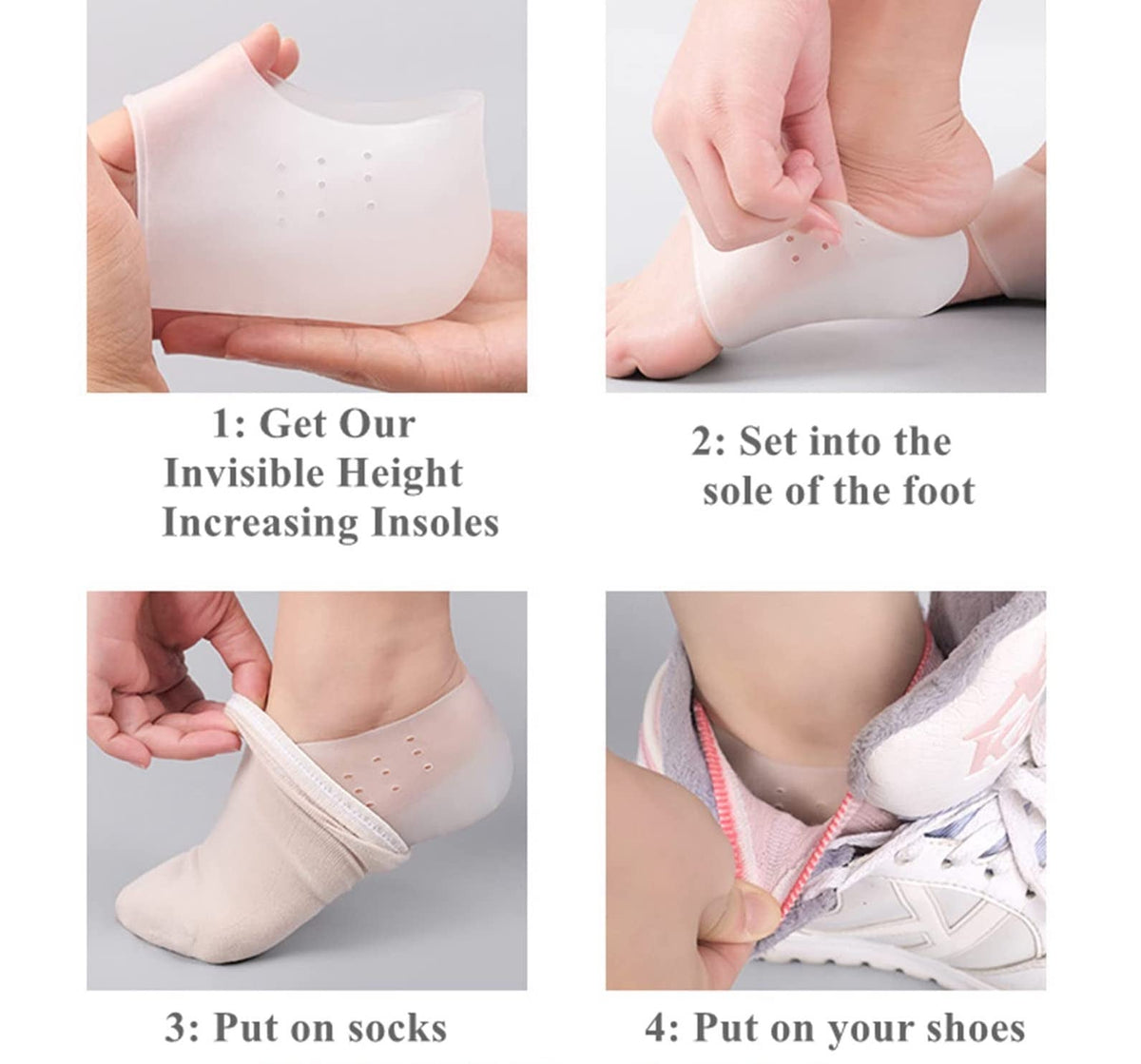 Invisible Height Insoles (Pair)