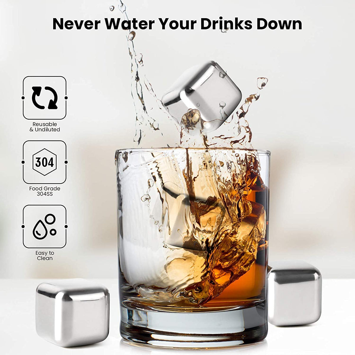 Metal Ice Cubes