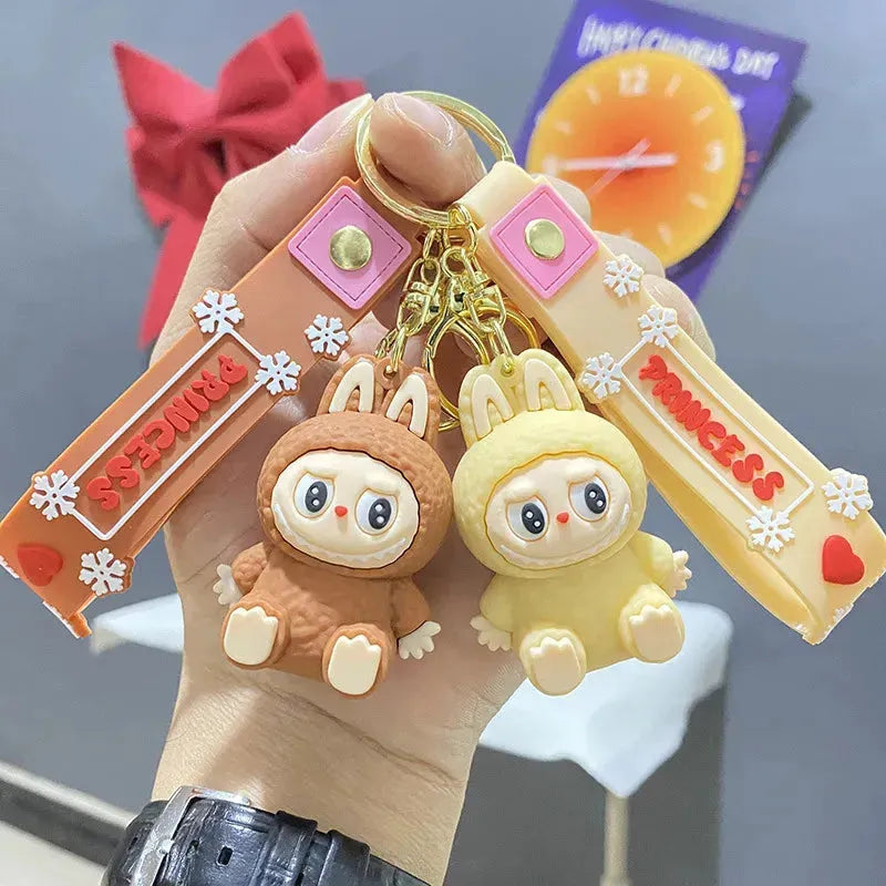 Labubu Princess Perch 3D Keychain