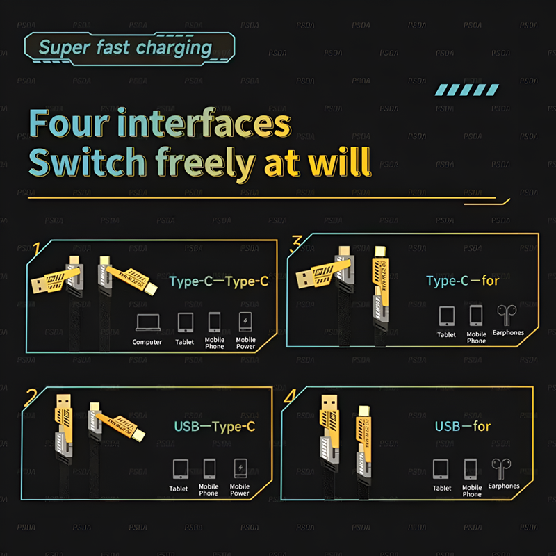 4-in-1 Charging Cable